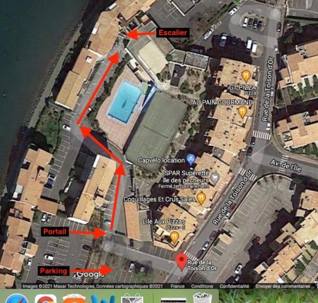 La Brigantine 607, T2 Vue Mer, Piscine, Tennis Agde Exterior foto